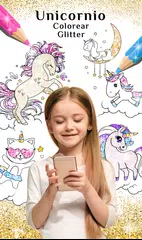 Descargar XAPK de Unicornio Colorear Glitter