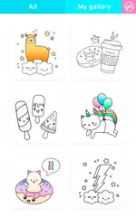 Gradient Kawaii Coloring Book XAPK 下載