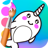 Kawaii Coloring Book simgesi