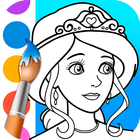 Princess Coloring Pages icon
