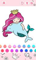 Cute Princess Coloring Book تصوير الشاشة 2