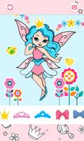 Cute Princess Coloring Book imagem de tela 3