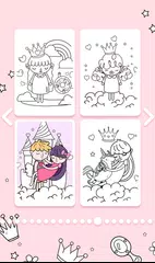 Cute Princess Coloring Book アプリダウンロード