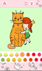 Cute Princess Coloring Book アプリダウンロード