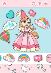 Cute Princess Coloring Book アプリダウンロード