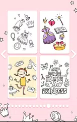 Cute Princess Coloring Book アプリダウンロード
