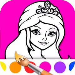 Princess Girls Coloring Book XAPK download