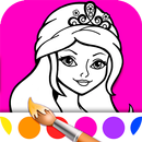 Princess Girls Coloring Book-APK