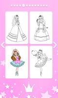 Princess Girls Coloring Book 截图 1