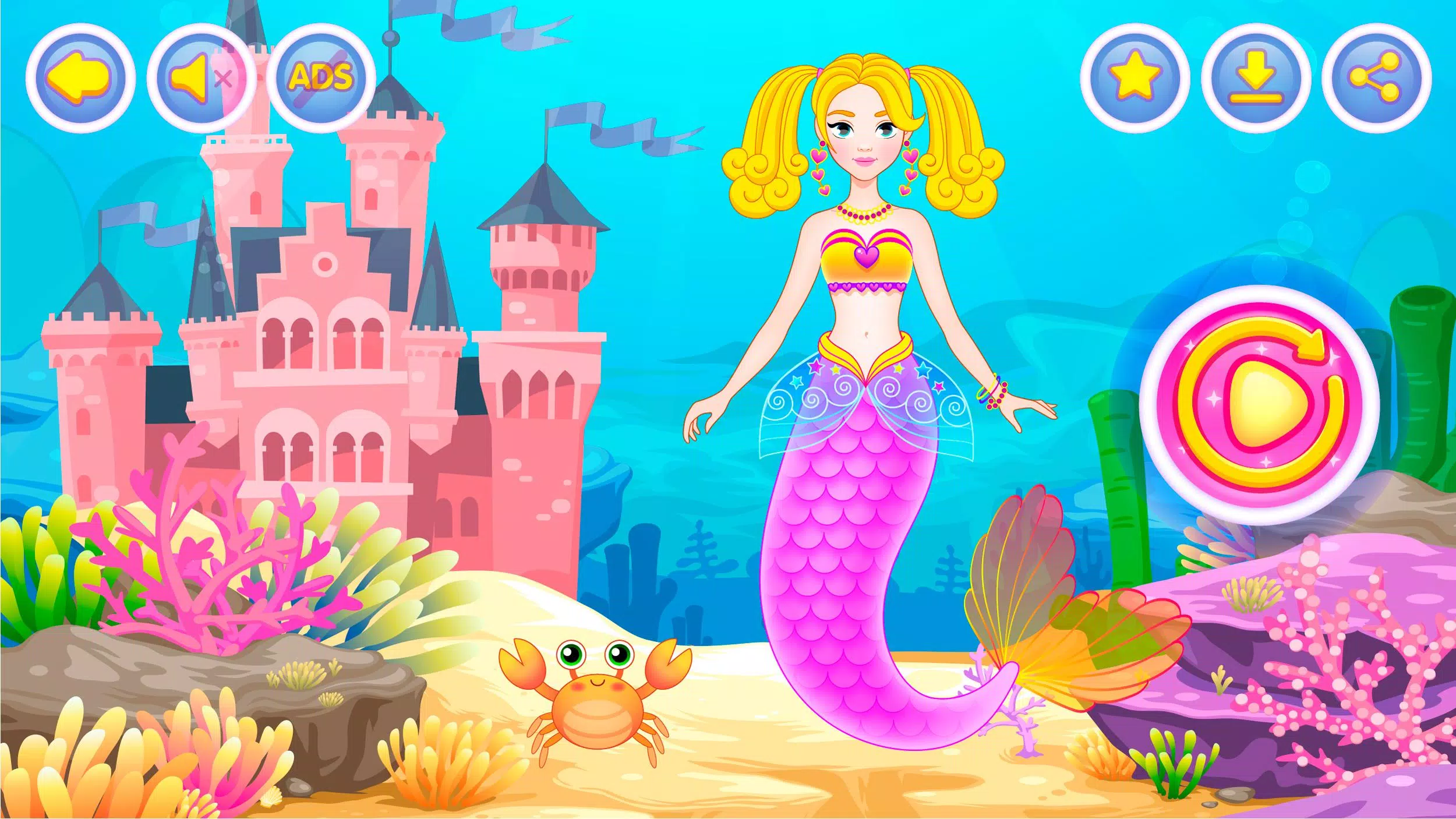 Faça download do Jogos de pintar barbie sereia APK v1.8101 para Android