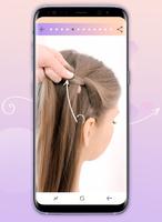 Hairstyles step by step 스크린샷 2