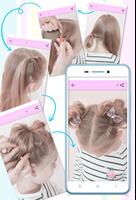 Hairstyles for girls - बाल शैली स्क्रीनशॉट 2