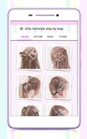 Hairstyles for girls - बाल शैली स्क्रीनशॉट 3