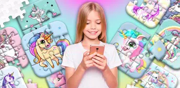 Unicorn Puzzles for Kids