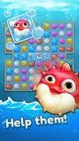 Ocean Friends : Match 3 Puzzle скриншот 1