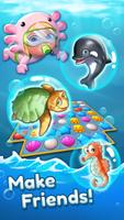 Ocean Friends : Match 3 Puzzle captura de pantalla 2