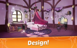 Witch & Cats – Cute Match 3 الملصق