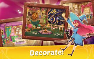 Witch & Cats – Cute Match 3 تصوير الشاشة 2