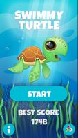 Swimmy Turtle Affiche