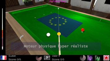 Billard Français Pro Affiche
