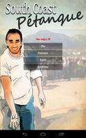 Petanque in St Tropez poster