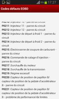 Tous Les Codes Défauts EOBD скриншот 3