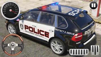Police Porsche Cayenne - Huge City Drive スクリーンショット 3