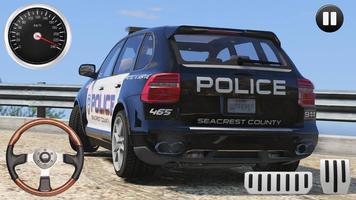 Police Porsche Cayenne - Huge City Drive screenshot 2