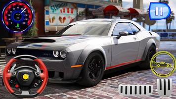 Drag Rider - Dodge Challenger Simulator 2019 Affiche