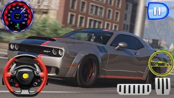 Drag Rider - Dodge Challenger Simulator 2019 Ekran Görüntüsü 2