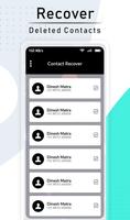 Recover All Deleted Contacts - Restore Contacts 스크린샷 1