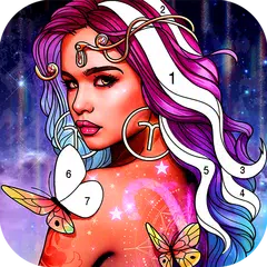 Fantasy Coloring Game, Paint by Number Offline