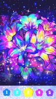 Flower coloring games-Color by number offline imagem de tela 2