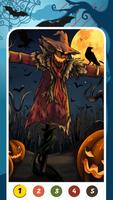 برنامه‌نما Halloween Coloring Game Offline, Happy Color عکس از صفحه