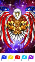 Independence day-Paint by Number&Happy coloring screenshot 1