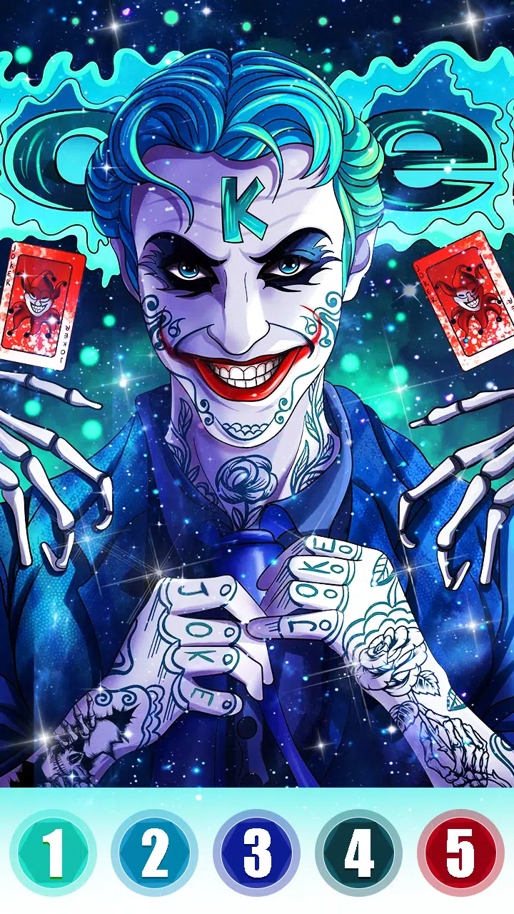 Download do APK de Cor do Joker por números, jogo de pintura offline para  Android