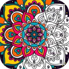 download Mandala Coloring By Number-coloring games offline APK