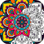 Mandala Coloring By Number-coloring games offline icon