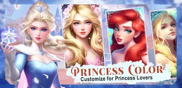 Colorir princesa offline
