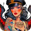 Alpha Color: Men coloring book icon