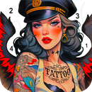 Alpha Color: Men coloring book APK