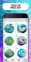 Slime glitter pixel art coloring: color by number 스크린샷 1