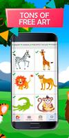 Animals color by number - sandbox coloring book स्क्रीनशॉट 1