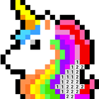 Pix123: 픽셀아트, 색칠공부, 색칠게임, 숫자색칠 아이콘
