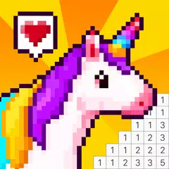 Pixel Art Paint by Number Coloring Book アプリダウンロード