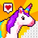 Pixel Art Paint by Number Coloring Book APK