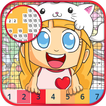 KAWAII Pixel ART Coloring: Color by Number