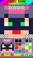 pixel draw heroes постер