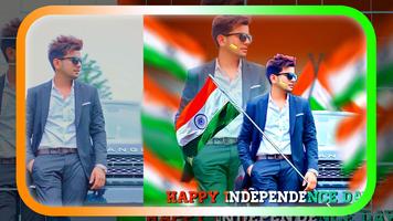 15 August Photo Frame Editor - Indian Flag captura de pantalla 1