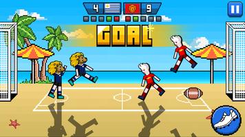 Pixel Soccer تصوير الشاشة 1